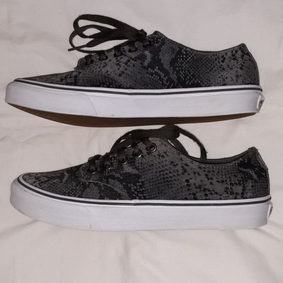 Vans Suede Snakeskin Skateboarding Shoes 8.5 - Picture 2 of 8